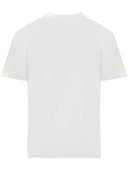 Msgm T Shirt Con Logo Pennellato