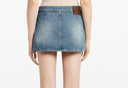 Courrèges Mini-Jupe Signature Denim