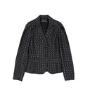 Alberta Ferretti Wool Logo Jacket