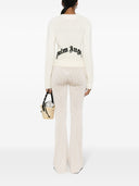 Palm Angels Sweater With Curved Logo