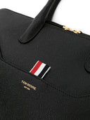 Thom Browne Slim Briefcase In Pebble Grain Leather