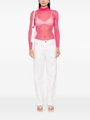 Parosh Guff Sequin Embellished Straight Jeans