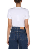 Stella Mc Cartney T Shirt With Logo Print