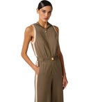 Tuta Elisabetta Franchi in Maglia Beige
