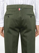 Thom Browne taps toelopende chino met middelhoge taille