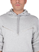 Alexander Mc Queen - Sweat-shirt avec tête de mort brodée