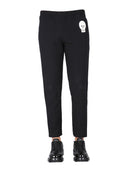 Alexander Mc Queen Pantalon de jogging avec crâne brodé