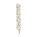 Clips de cheveux de fleurs moyennes Simone Rocha Pearl blanc
