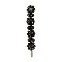 Barrette de fleurs moyennes Simone Rocha Cristal noir