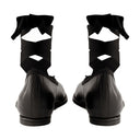 Heart Toe Ballerinas Simone Rocha Leather Black