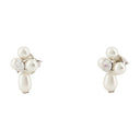 Pendientes de perlas y cristales Simone Rocha Pearl White