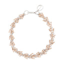 Kristallblesen Halskette Simone Rocha Brass Pink