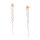 Kolczyki kroplowe Simone Rocha Crystal Pink