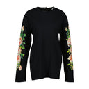 Rose Banquet T Shirt Simone Rocha Cotton Black