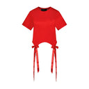 Bow Tails T Shirt Simone Rocha Synthetic Red
