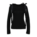 Bow Tail T Shirt Simone Rocha syntetyczna czarna