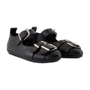 Buckle Grip Ballerina Simone Rocha Leather Black