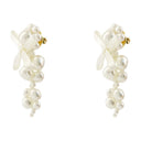 Petite boog oorbellen Simone Rocha synthetisch wit