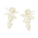 Petite boog oorbellen Simone Rocha synthetisch wit