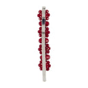 Clip à cheveux de fleur simone Rocha Crystal Red