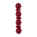 Clip à cheveux de fleur simone Rocha Crystal Red
