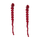 Pendientes de goteo Simone Rocha Crystal Red