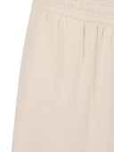 Fabiana Filippi Pantalone Ampio, Elastico Vita In Cady Color Burro