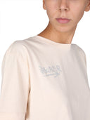 Disclaimer T Shirt With Crystal Logo