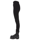 Disclaimer Leggings With Logo Print