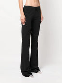 Blumarine Flared Bow Detail Trousers
