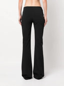 Blumarine Flared Bow Detail Trousers