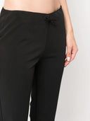 Blumarine Flared Bow Detail Trousers