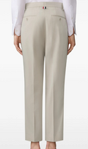Thom Browne Relaxed Classic Beltloop Trouser W/Gg Tape Details In Wrinkle Free Cotton Suiting