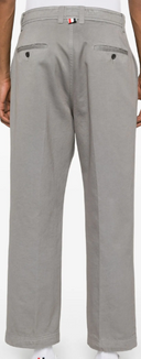 Thom Browne Utility Chino Trouser Garment Dye In Cotton Twill