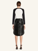 Courrèges T-shirt Circle Contrast Ls