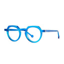 Theo Eyewear Common Ostrich 36 Transparent Blue Blue