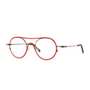 Theo Eyewear Isobar 387 Fluo Red/Burnt Matte Red