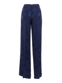 Forte Forte Pantalone Vita Alta Jaquard Fluido Bouquet