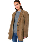 Max Mara Weekend Rolanda Beige Single Breasted Blazer
