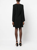 Parosh Parosh Abito Schlüssellochkleid mit V-Ausschnitt