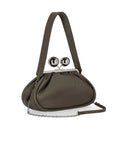 Max Mara Weekend Pasticcino Milvanew Medium Mud Clutch
