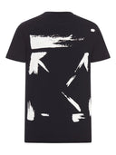Off White Brush Arrow Slim / Tee Black White