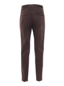 Pt01 Pantalone Master, 1 Pleat, Diagonal Pockets, Flap Back Pockets, Turn Up