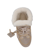 Off White Winterlaars Donker Zand/ Haver