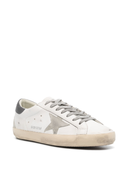 Golden Goose Super Star Leather Upper And Heel Suede Star And Spur