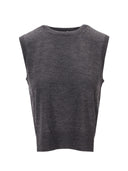 Anine Bing Moni Crop Tank Heather Charcoal
