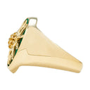 Fil Soleil Fuchsia Bracelet In Yellow Gold