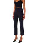 Elisabetta Franchi Black Cropped Trousers