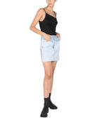 Helmut Lang reverse la jupe en jean
