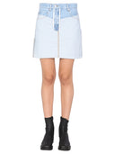 Helmut Lang reverse la jupe en jean